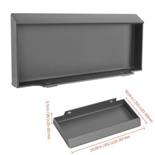 Uimoso 1/4" Skid Steer Mount Plate Steel Mini Quick Attachment Adapter Loader