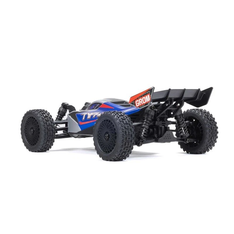 Arrma TYPHON GROM 4x4 SMART 1/14 Buggy Blu/Argento con CARROZZERIA OMAGGIO - Immagine 3 di 4