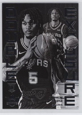 2024-25 Panini Court Kings Double Exposure Stephon Castle #25 Rookie RC 1c3k
