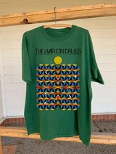 The War On Drugs Green Color Cotton T Shirt Full Size S-5XL