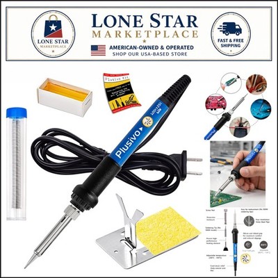 Fast Heating 5-in-1 Soldering Iron Kit - Safety Features & Ergonomic Design