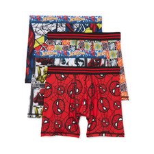 Spider-Man Classic Boy's All Over Print Boxer Briefs Underwear, 4-Pack, Sizes XS