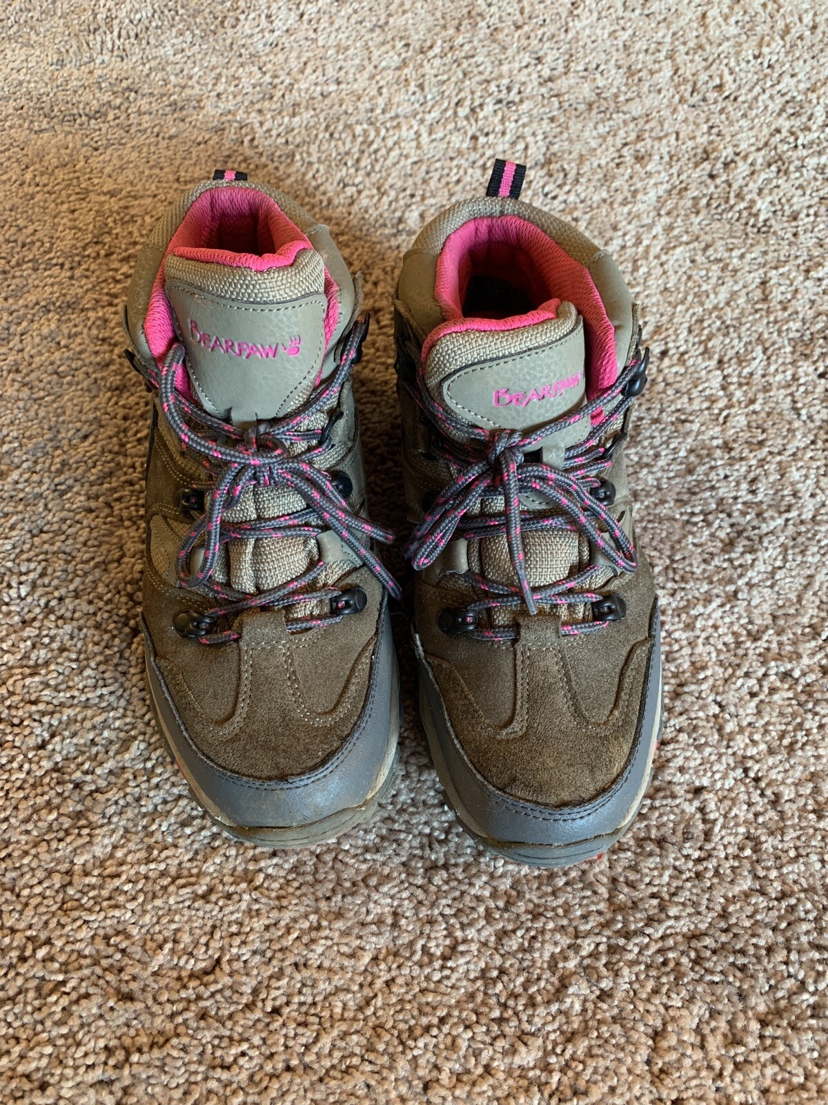 Pink hiking boots size 7 waterproof 