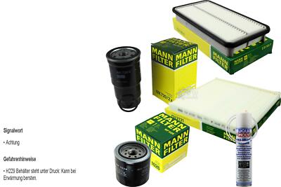 MANN-FILTER + Klima-Anlagen-Reiniger für Toyota Avensis Verso 2.0 D