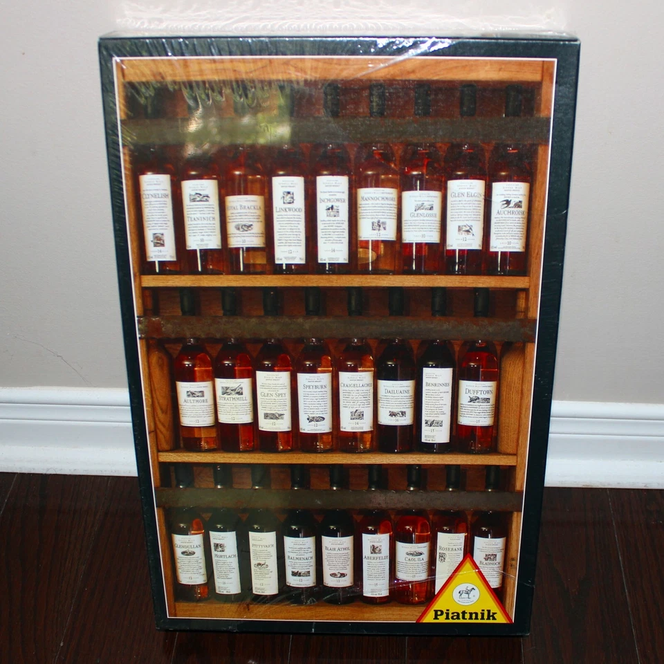 Botellas de Whisky en Estante PIATNIK 1000 piezas Puzzle Werner Griesel No.536243 Whisky Foto 2 de 4