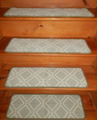 13 = STEP 9'' x 30'' + Landings 29'' x 30'' Stair Treads Staircase WOVEN WOOL .