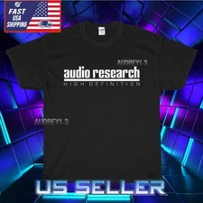 NEW SHIRT AUDIO RESEARCH MEN'S LOGO T-SHIRT UNISEX FUNNY AMERICAN USA SIZE S-5XL