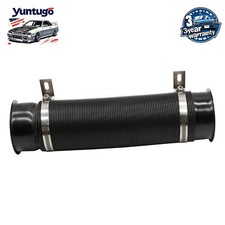 3 Cold Air Intake Pipe Flexible Inlet Hose Adjustable For Car Universal Black