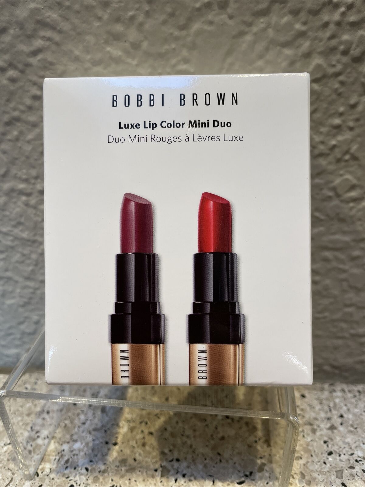Suradam Nedrustning Politik Bobbi Brown Mini Luxe Lip Color Duo 28 Parisian Red & 18 Hibiscus 2.5 g  Each 716170274478 | eBay