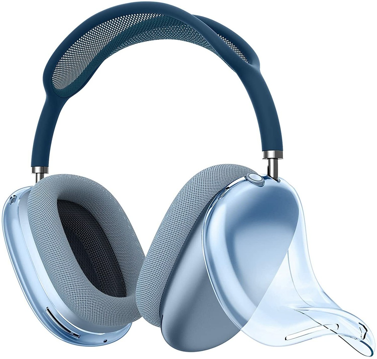 4-in-1 Silikon-Schutzhülle Für AirPods Max – Transparente Abdeckung Für Ohrmuscheln, Kopfband & Polster