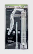 LubriMatic Manual Compact Mini Grease Gun 3oz Steel 4000 PSI Standard Coupler