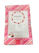 Tablecloth Rockhill Home Spill Proof Round 70" Pink/White/Blush Stripes NWT