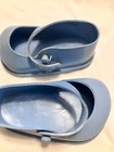 OLD Doll Shoes Blue No 5 vinyl Fairyland Prod possibly fits 24” - 25” 50’s dolls — photo 7