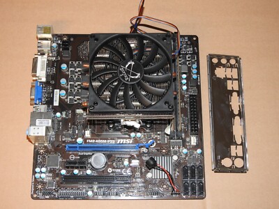 MSI FM2-A55M-P33 Mainboard Motherboard Bundle 8GB RAM AMD A8-6600K