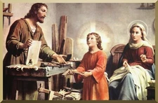 THE HOLY FAMILY 8 x 10" ULTRA PREMIUM PRINT ready to be framed - made in USA #21