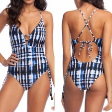 Lucky Brand Swimsuit One piece 1pc Solstice Canyon Strappy LK9BK01 Size S