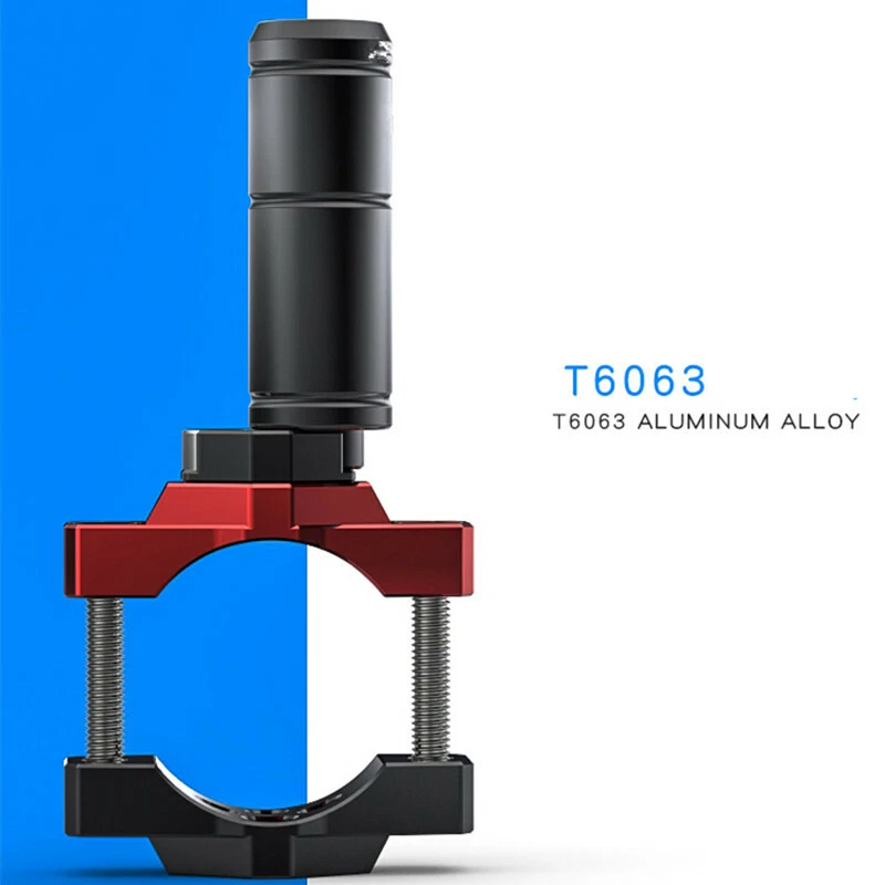 Soporte de luz de motocicleta lámpara modificación palanca aleación de aluminio varilla de extensión Foto 2 de 4