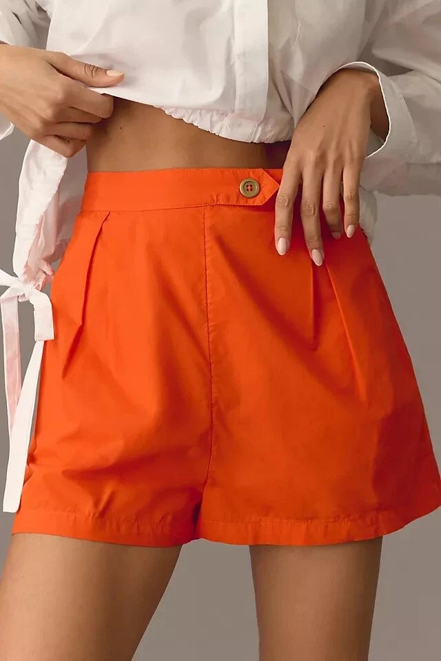 Pantalones Cortos Anthropologie Maeve Plisados Popelina 1X Plus Mujer Informales Skort NUEVO 38467 Foto 2 de 4