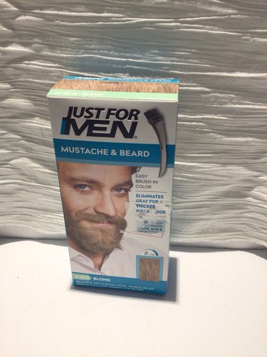 Just For Men Easy Brush In Mustache & Beard Color, Blond M-10/15 - Picture 1 of 6