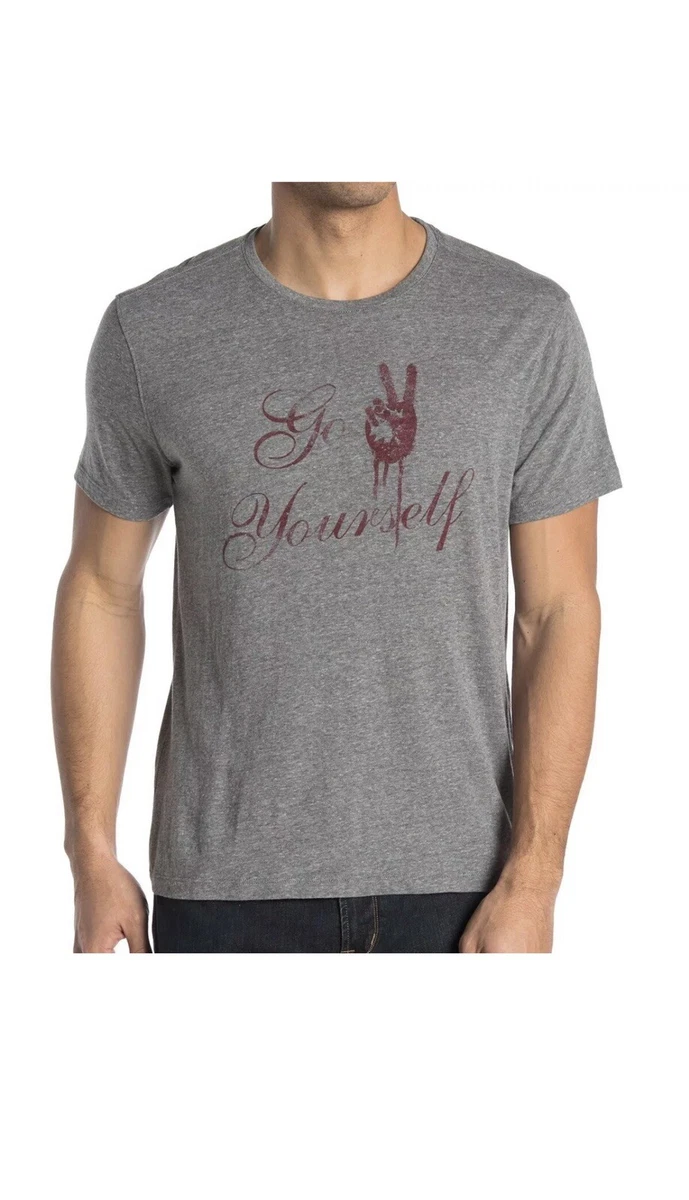 John Varvatos Star USA Crew Tee “Go Peace Yourself” XL (A-4) | eBay