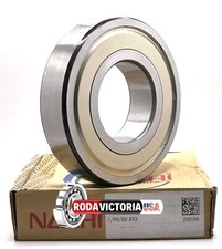 NACHI JAPAN 6316 ZZ C3 DEEP GROOVE BALL BEARING, METAL SHIELDED 80x170x39mm