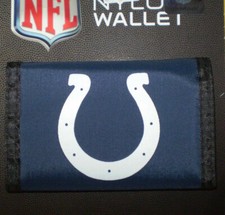 NFL COLTS NYLON TRIFOLD WALLET BY RICO NEW NIP