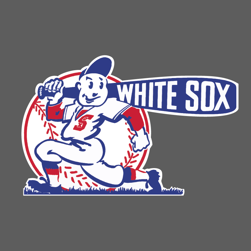 激レア　新品　タグ付き　定価400ドル　Chicago White Sox　L Chicago White Sox Vintage Logo 1939-1948 Vinyl Vehicle Laptop
