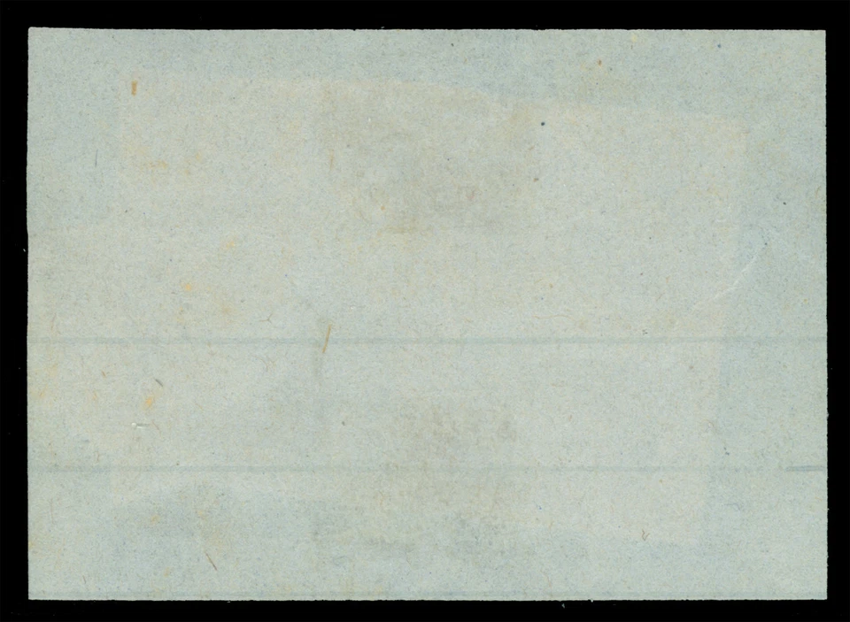 ARGENTINA 1858 Conf. 10c grn + BISECT Sc# 2+2f used w/ROSARIO cxl on piece RARE - Image 2 of 2