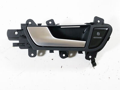 09-16 Audi A4 S4 B8 Rear Left Driver Interior Door Handle Lever CLEAN B8.5