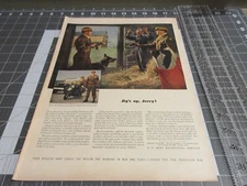 1947 U.S. Army Recruiting Service Print Ad - Jig's up, Jerry, SS Henchmen