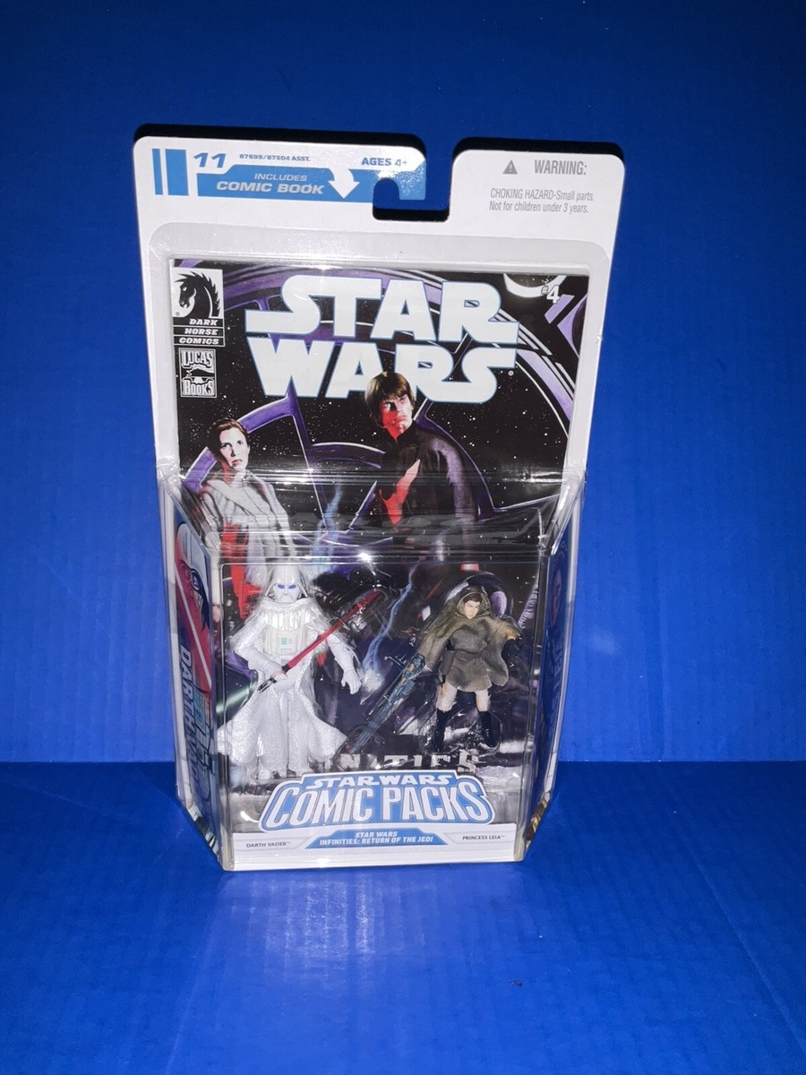 Star Wars Comic Packs Darth Vader & Princess Leia Figure 2 Pack
