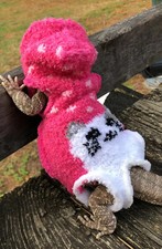 SNUGGABLE KITTY PRINTS XLRG SOFT SLEEVELESS BODY SHIRT HOODY 4 BEARDED DRAGON