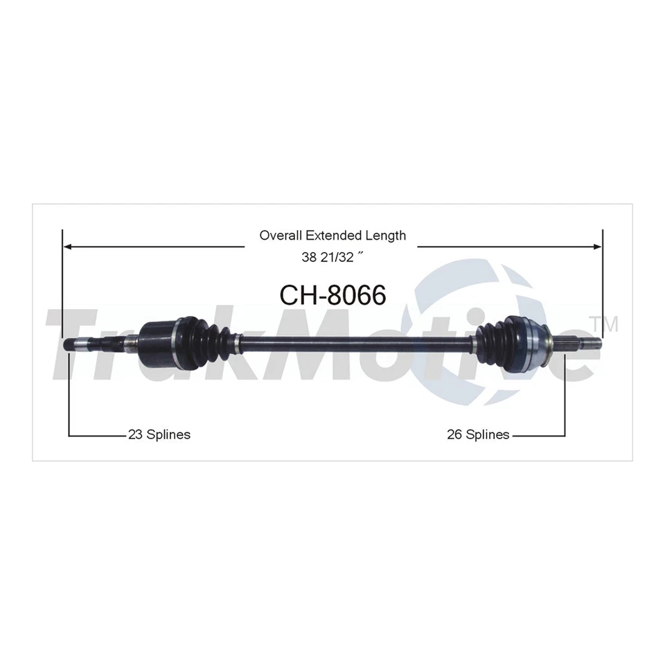Conjunto de junta de eje de transmisión CV delantero izquierdo derecho 2X para Dodge 400 1982 1983 Foto 2 de 3