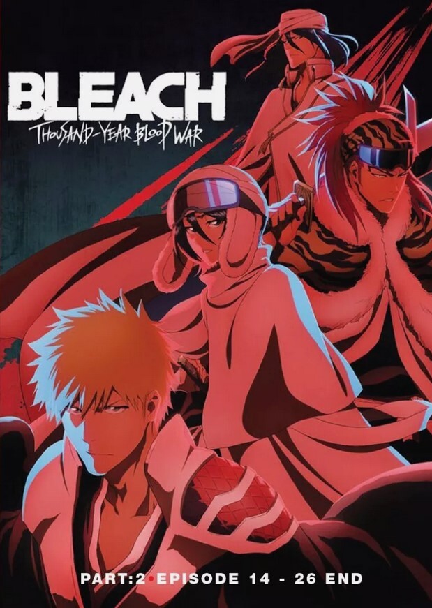BLEACH THOUSAND-YEAR BLOOD WAR (PART 2) - DVD (14-26 EPS) ENG DUB