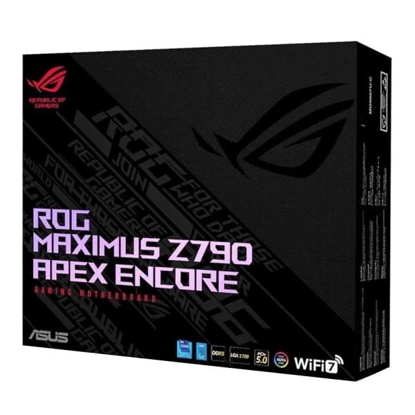 ASUS ROG MAXIMUS Z790 APEX ENCORE LGA 1700 Intel ATX ASUS ROG MAXIMUS Z790 APEX ENCORE LGA 1700 Intel ATX