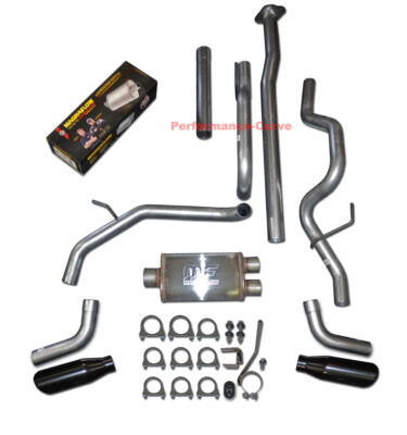 09-14 Ford F150 4.6 5.0 5.4 Catback Dual Exhaust Side Exit - 14'' Magnaflow Muffl