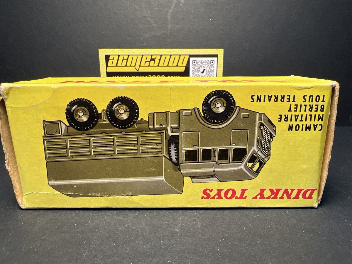Camion Militaire Dinky Toys 818 Neuf Avec Boite Années 60