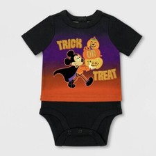 Baby Boy Mickey Mouse Body Suit Halloween