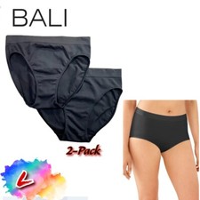 NWOT 2-Pack Bali L One Smooth U All-Over Smoothing Hi Cut Brief 2362
