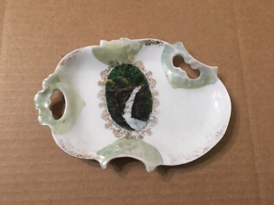 Small Antique Austrian Souvenir Tray Downers Glen Manchester Vermont