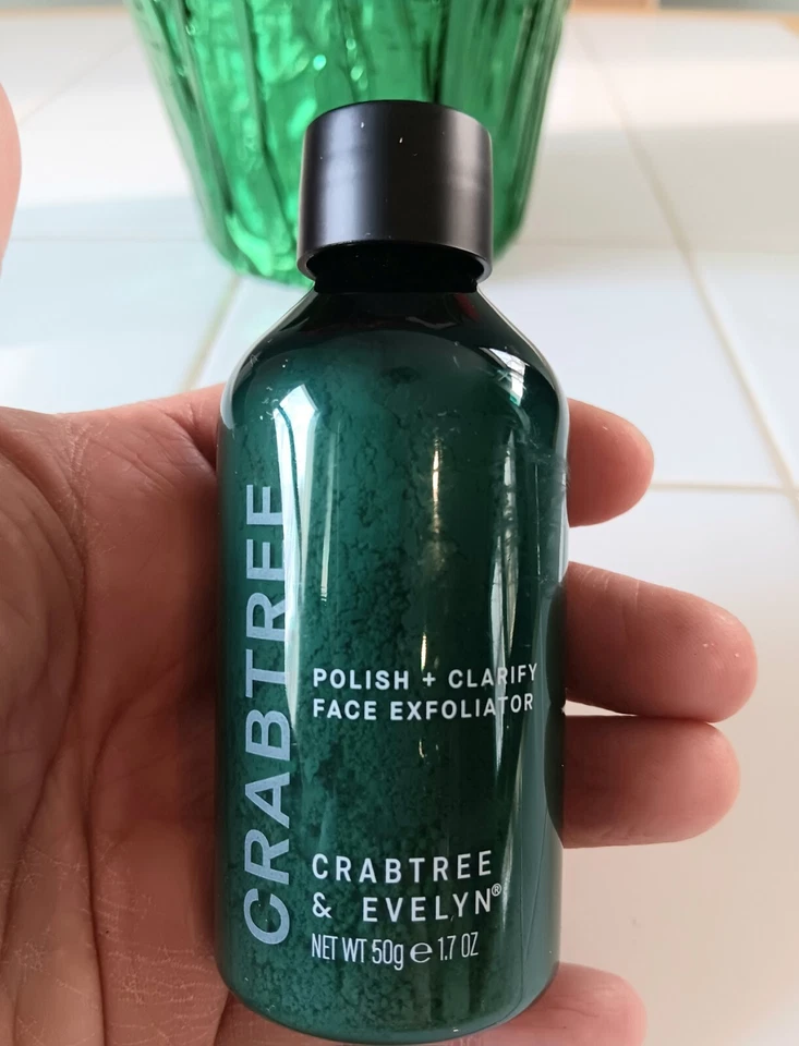 Crabtree & Evelyn Esmalte + Polvo Exfoliante Facial Clarificar 1.7oz Cuidado de la Piel. USA Foto 4 de 4