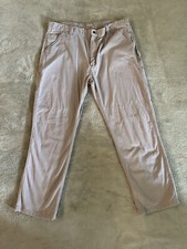 Carhartt Men's Utility Work Pant Relaxed Fit Twill 42x34 Khaki