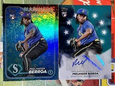 2024 Prelander Berroa (RC): Topps Series 1 - Flowers RC SP /50 / ⚾️⭐️ RC Auto