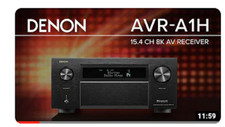 Denon Avr-a1h 15.4 Channel Home Theater 8k Av Receiver With Dolby Atmos
