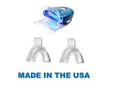 NEW LED Blue Plasma Hands-free Teeth Whitening Light WITH 2 THERMOFORMING TRAYS