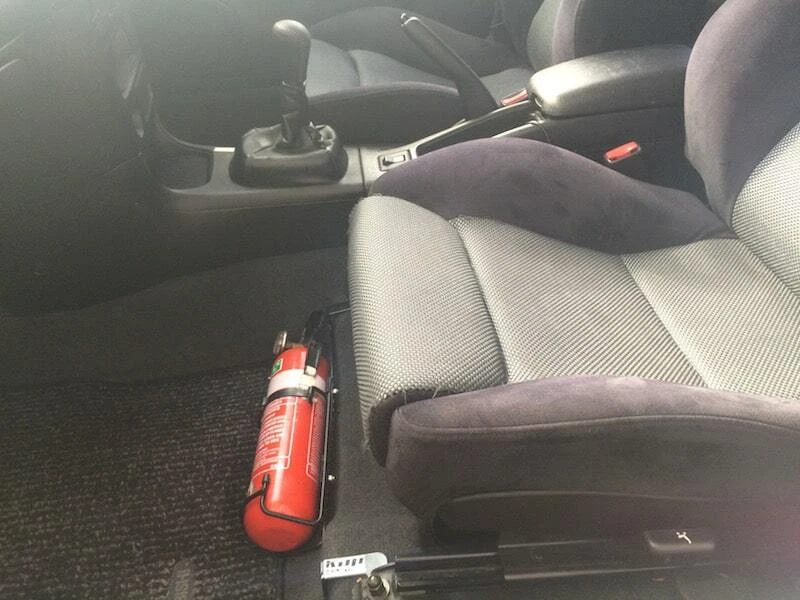 Mitsubishi EVO 4_5_6_6.5 Fire Extinguisher Bracket - Image 4 of 4