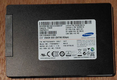 Samsung 256GB 2.5'' SSD MZ7TD256HAFV FREE SHIPPING