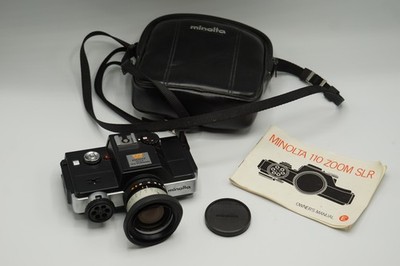 Minolta 110 Zoom SLR MARK III 本体 カメラケース付 Minolta 110 Zoom SLR Camera with Case Stickers | eBay