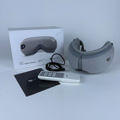 Aura Ease Migraine Relief Mask W/  Compression, Massage, Heat & Bluetooth Audio