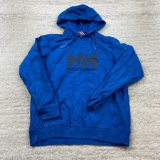 Helly Hansen Hoodie Medium Blue Pullover Outd...